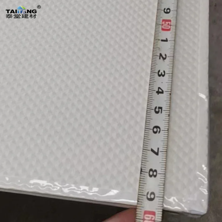 Gypsum Gold Ceiling Tiles Lambris Pvc Plafond Ceiling Panels For Restaurant