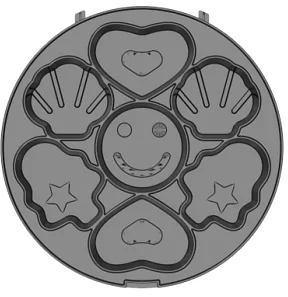 Non-Stick Cooking Mini Personal Electric Waffle Makers For Sandwich Donut Hash Browns Toast Grilled Cheese Quesadilla Cookies