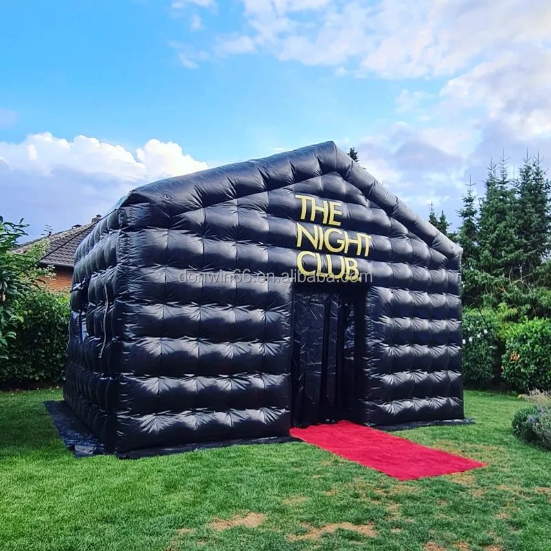 Customized Backyard Inflatable-nightclub Tent Night Club Party Inflatable Disco Light Inflatable Nightclub Cube Tent
