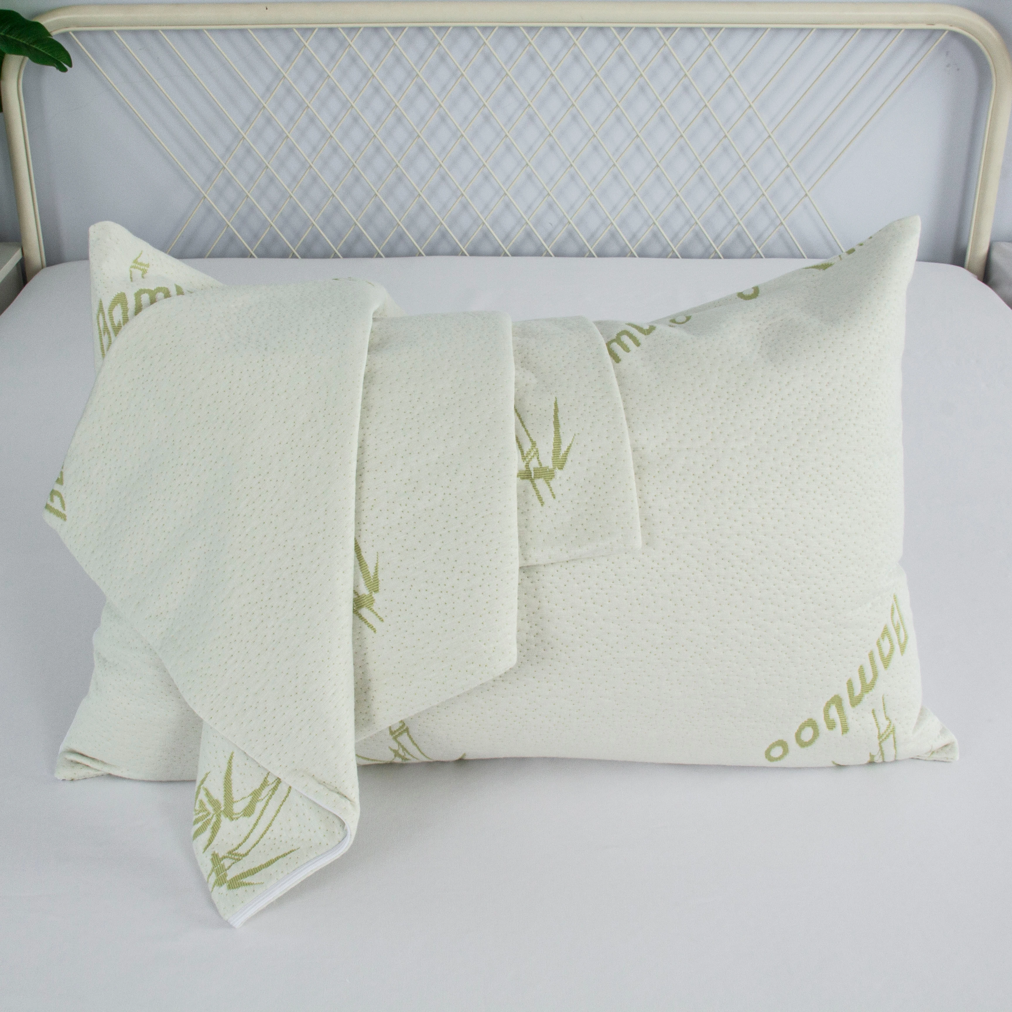 Custom Size soft  pillow cover liquid proof With Natural Hypoallergenic