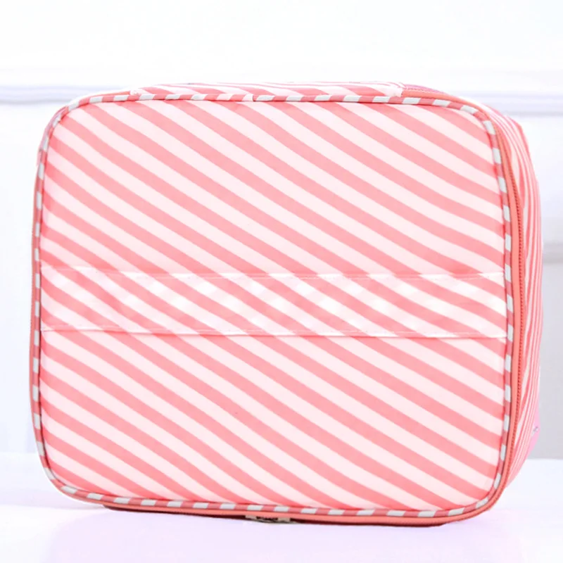 New Feather pattern Organizer Multifunction Makeup Case Portable Travel Cosmetic Bags for Women