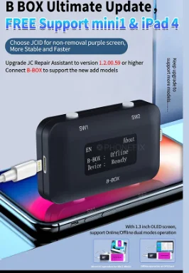 B-BOX C3 DFU Box NAND Programmer NAND Flash Serial Data Read Write Tools for 6 7P 8 8P X for No Disassembly