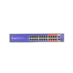 HZGWS New Series 24 Ports POE Switch supports non-standard 24V POE+ 10M/250m long distance