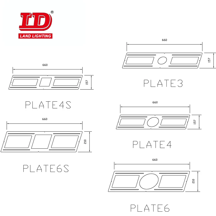 4 Inch Matel Plate Round Slim Pot l Light Box Recessed Downlight Mounting Plate