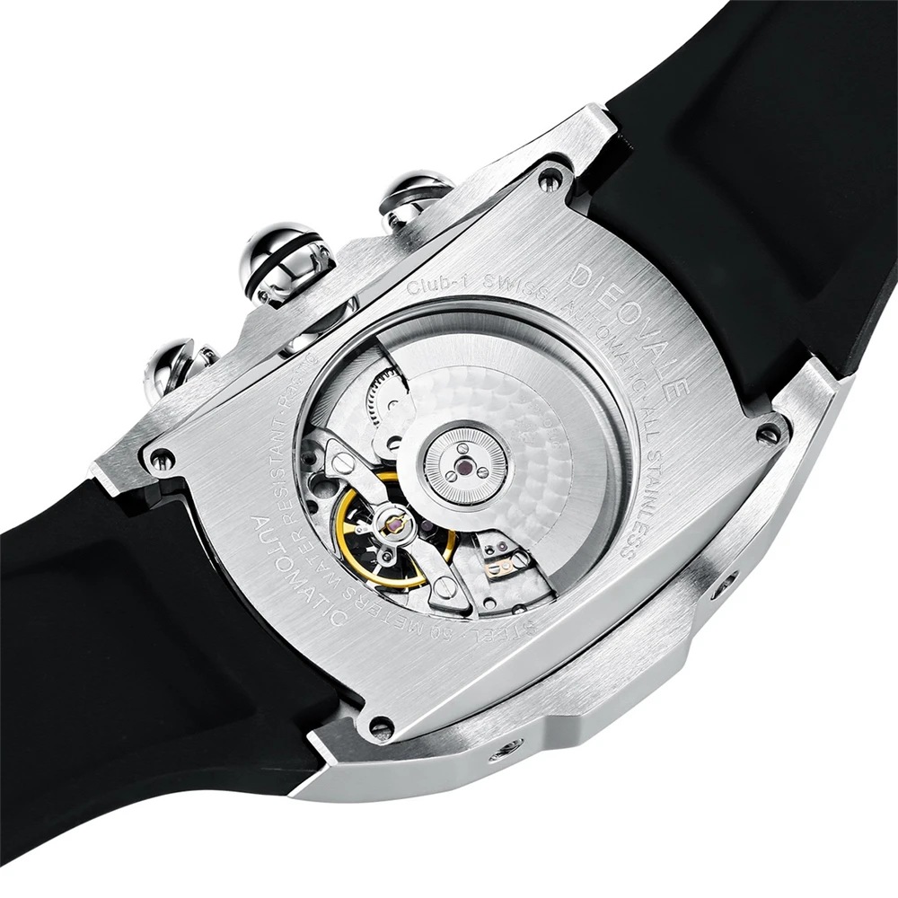 Premium Custom Mechanical Watch Chronograph 5ATM Water Resistant Luxury Man Wrist Watches For Men Dress