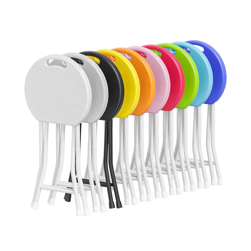 Benjia New Plastic Stools Folding Stool Retractable Outdoor Plastic Retractable Folding Stool Plastic Portable