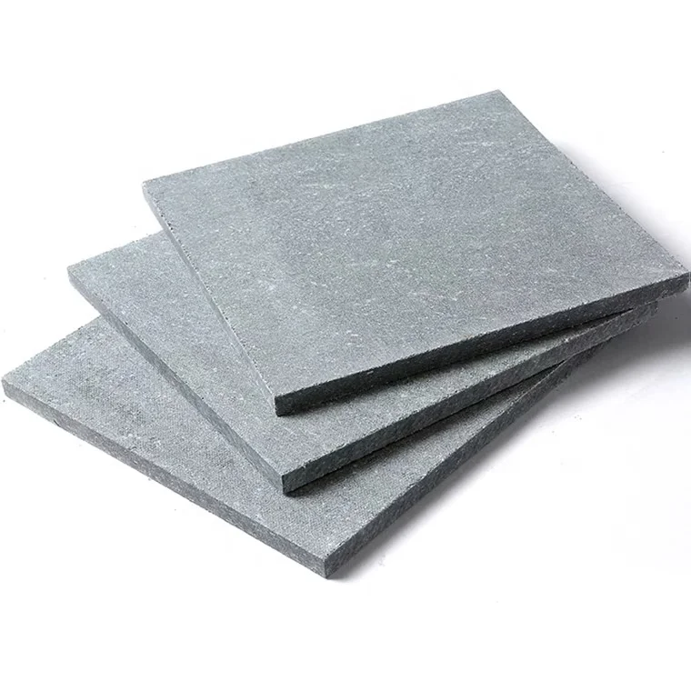 Waterproof Fireproof Lightweight Fiber Cement Board with Dampproof Easy Installation High Strength for Building Construction