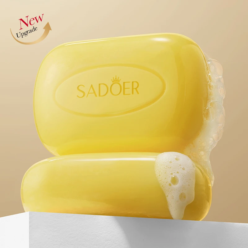 SADOER Wholesale Hot Selling 100% Natural Sulfur Handmade Soap Skin Care Anti Acne Oil Control Whitening Body Wash Bath Soap