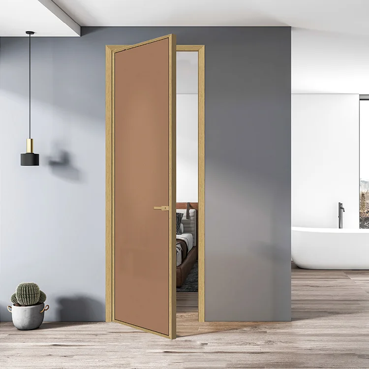 Распродажа створчатых дверей, американская австралийская Жилая магниевая титановая распашная дверь из алюминиевого сплава