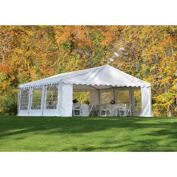 Outdoor party tent 6x12 event party tent with romantic curtains