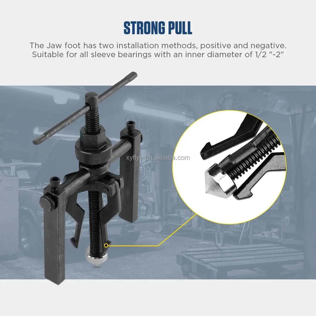 3 Jaw Pilot Inner Bearing Puller Bushing Gear Extractor  for Car, Motorcycles, Electric Vehicles