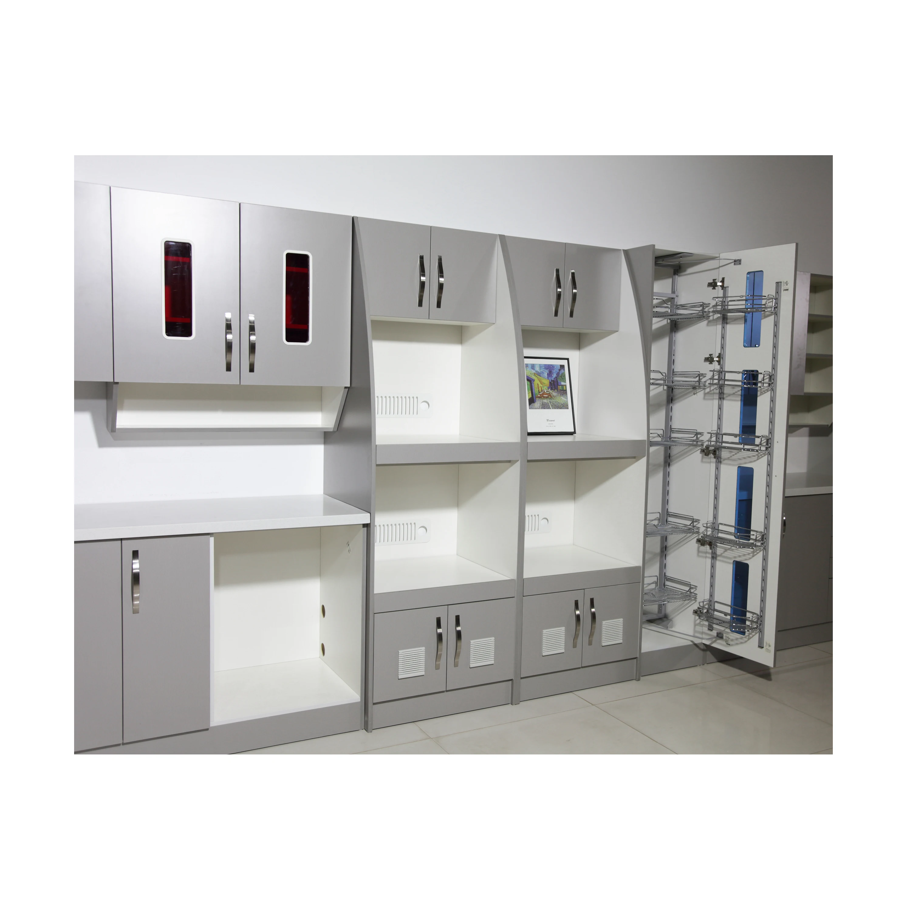 Popular in American  Free design customized furniture dental cabinet with sink dental cabinet very big