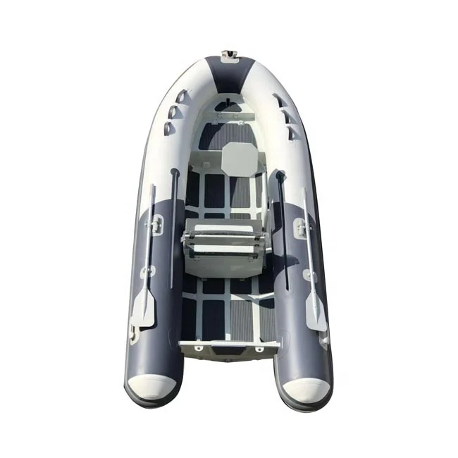 12 5 футов Глубокий V алюминиевый корпус RIB380 ПВХ/гипалон надувная лодка