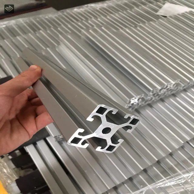 manufacturer 6005 2 hole L shape bracket for 40*40mm for aluminum profile t slot 20 30 40 25 slotted bracket