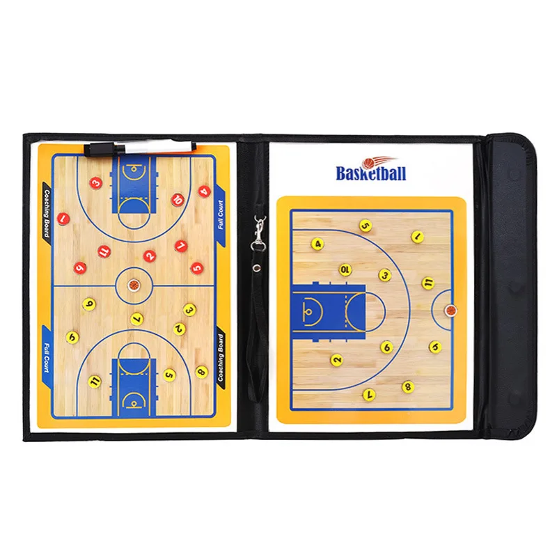 Tactic Basketball Coaching Board Portable Colorful Soccer Magnetic Board Game