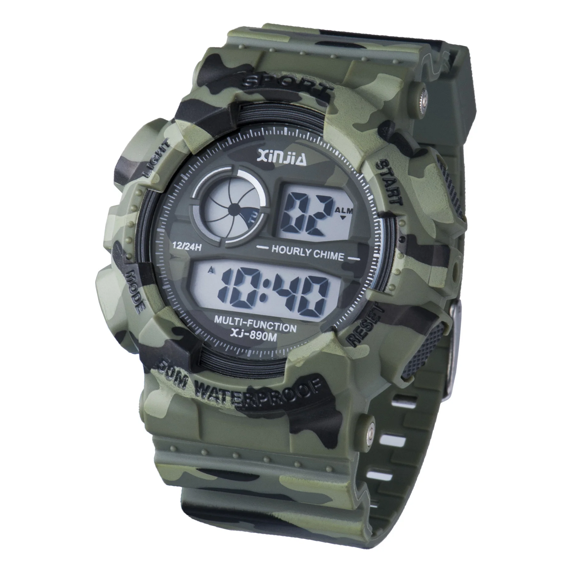 XINJIA Fashion Water Resistant 50M Digital Watch for Camouflage Color Watch Sport Digital Watch Relogio g Shock