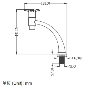 South korea bathroom faucet accessories deck mounted sink tap