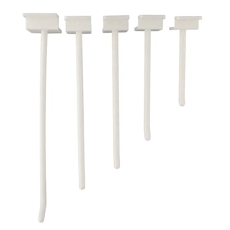 Best quality Wholesale supermarket display shelf hangers 3.5mm plastic slatwall