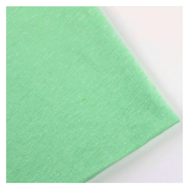 62019-Eco-friendly 30%Hemp 70%Organic Cotton Single Jersey Fabric , Factory Wholesale Knitted Jersey Fabric for Sale
