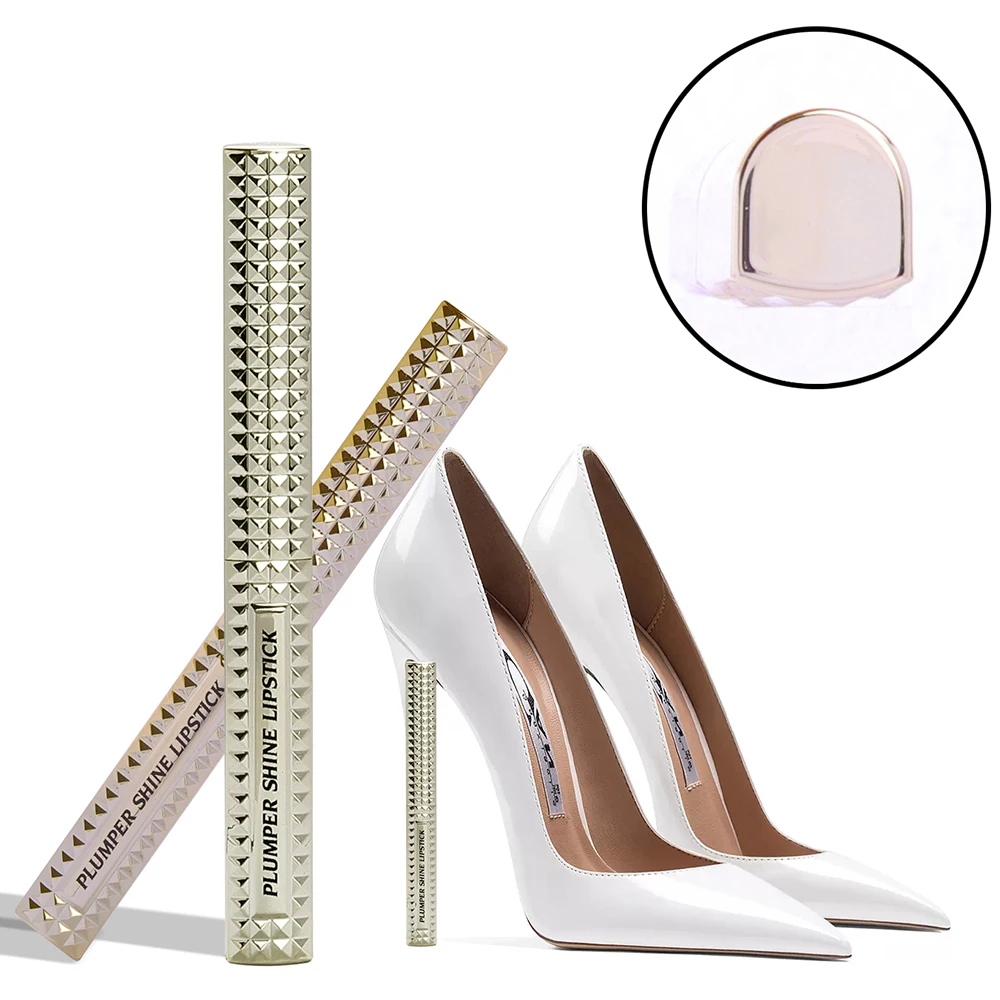 Ярко пигментированная разноцветная романтичная матовая помада для макияжа модная безглютеновая мини-помада со стразами металлическая бархатная