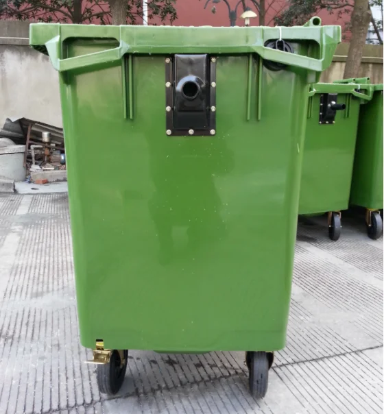 1100L Plastic Trashbin Hot Sale Recycling Outdoor Waste Garbage Bin Cans