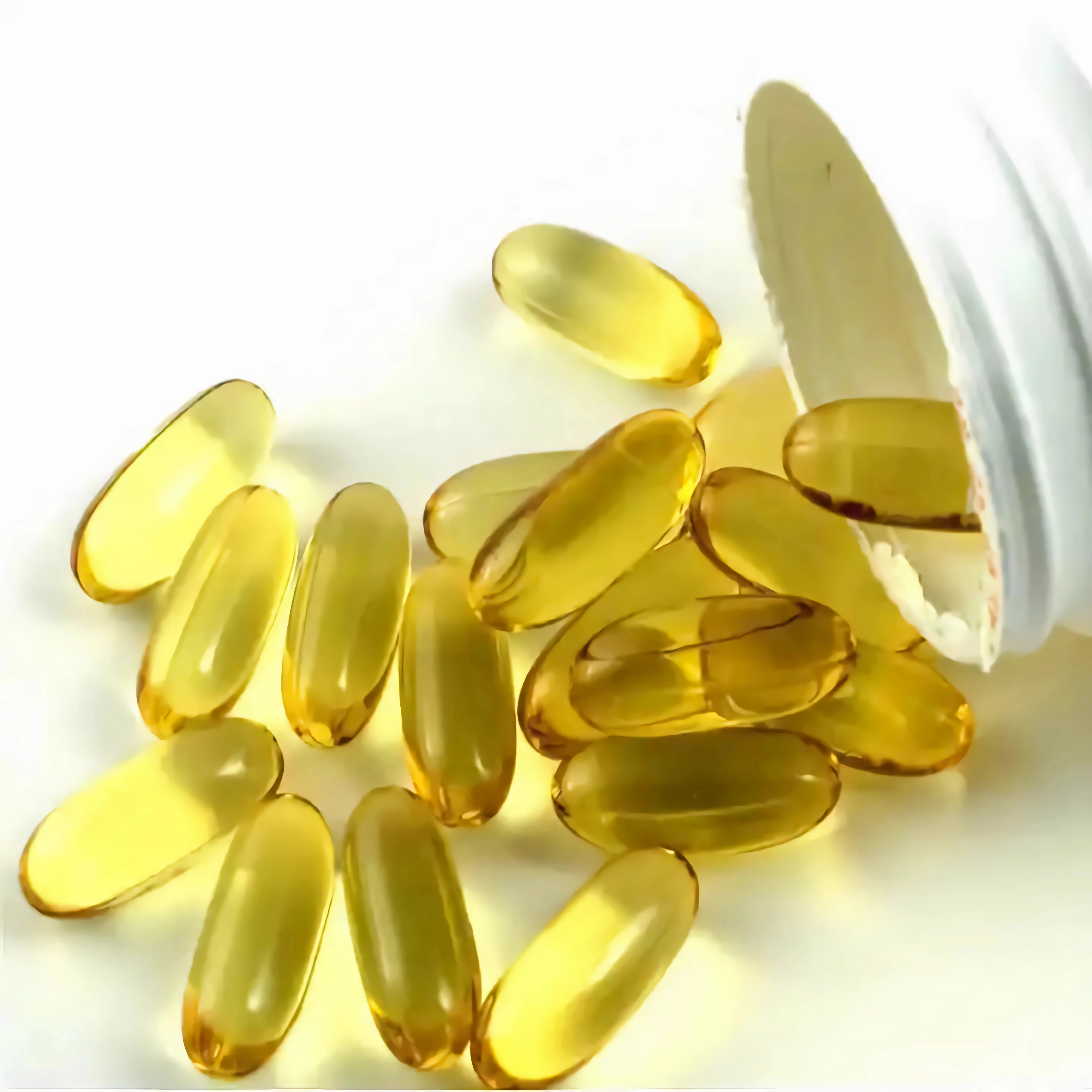 Fish oil capsules omega3 OME custom natural health food for immune enhancement.