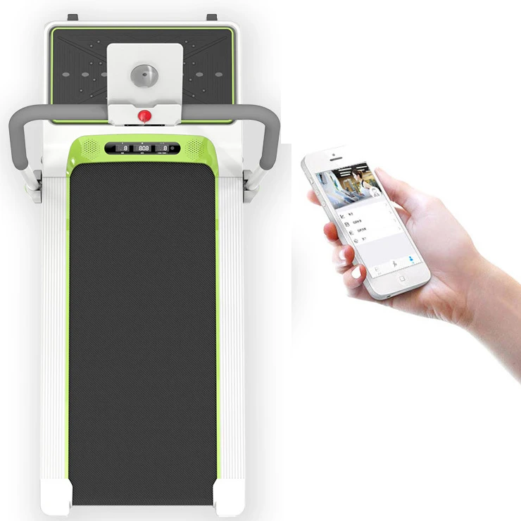 Home gym exercise collapsible retractable automatic mechanical fitness treadmill