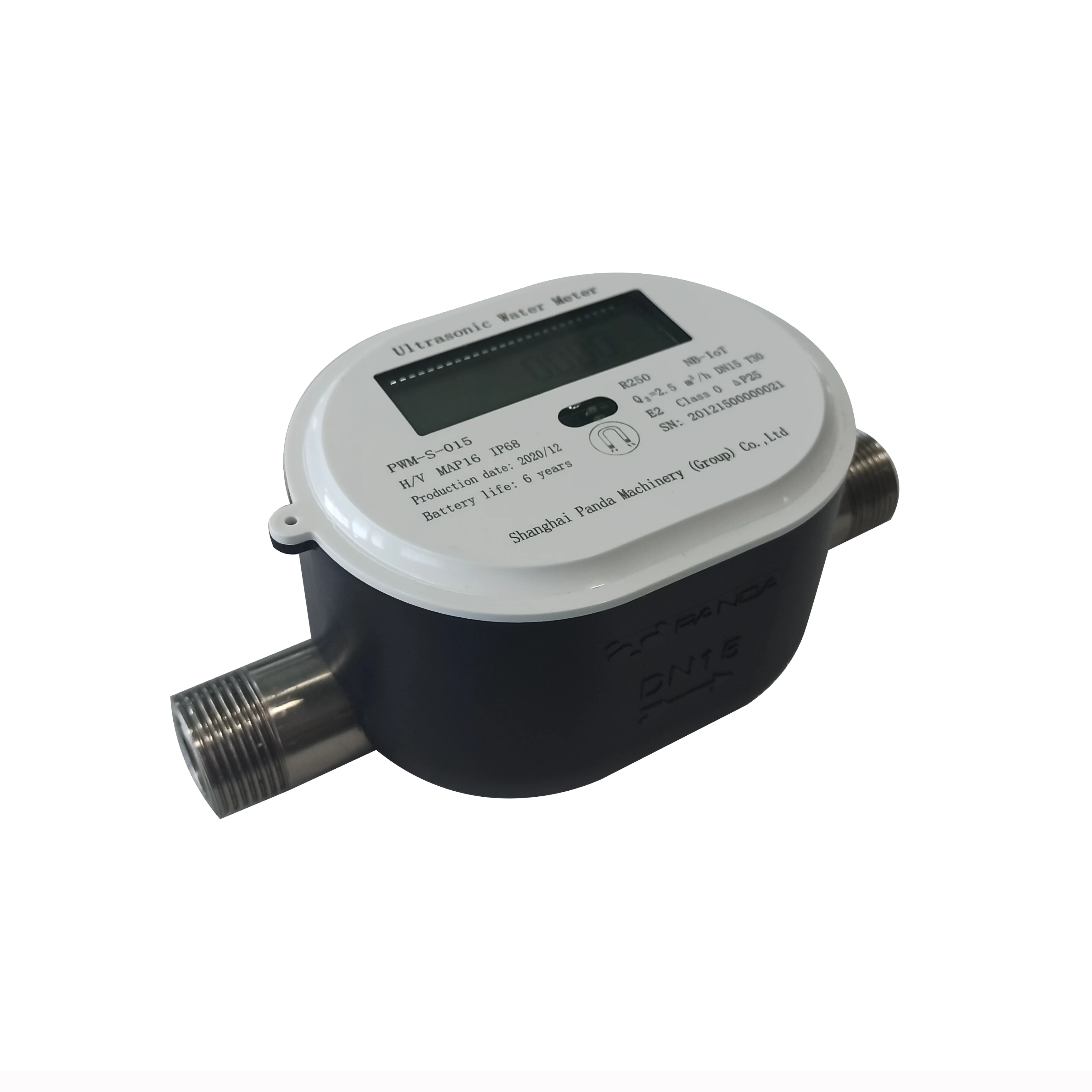 DN15 Lorawan EU868 беспроводной умный Ультразвуковой счетчик воды для жилых помещений