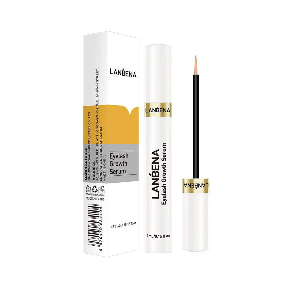 LANBENA Eyelash Growth Serum Liquid Eyelash Enhancer Longer Thicker Lashes Eyelashes and Eyebrows Enhancer Eye Care