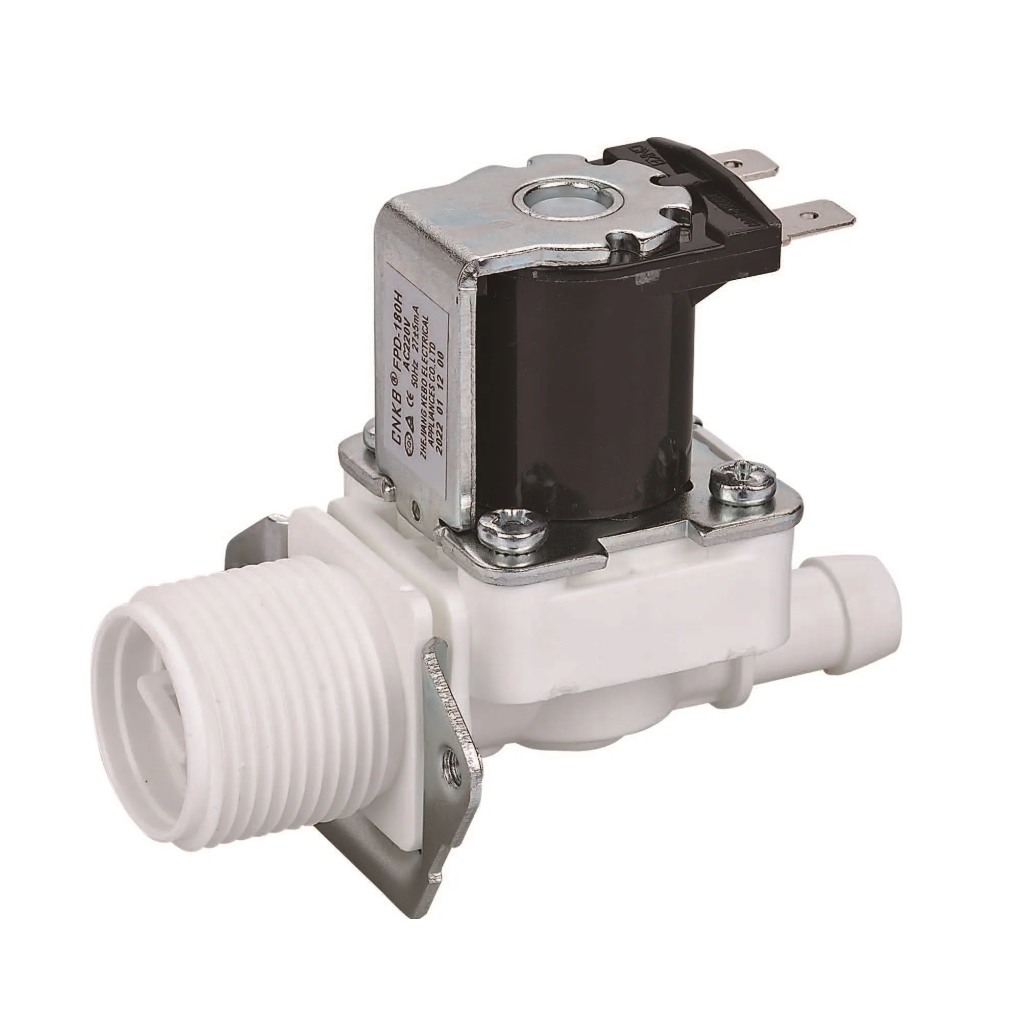 CNKB Hot Sale AC110/220V G3/4 water inlet normally closed solenoid valve FPD-180H dishwasher washing machine valve