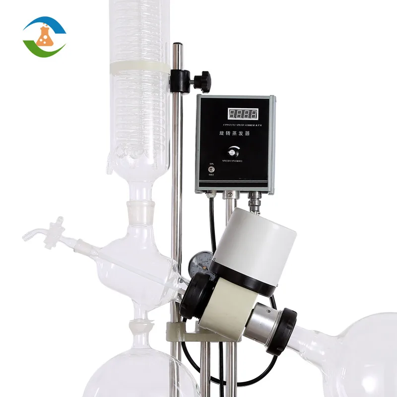 5L Vertical Rotary Evaporator With Vacuum Pump And Chiller As Optional