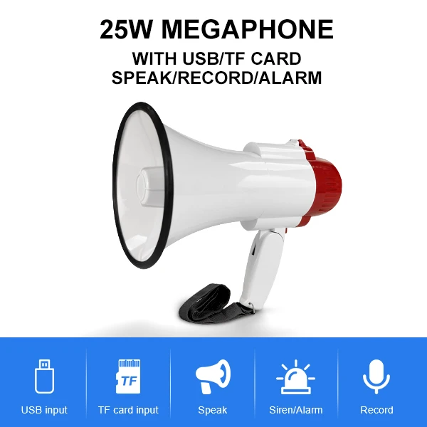 Low Price Speakers Handheld Rechargeable Megaphone
