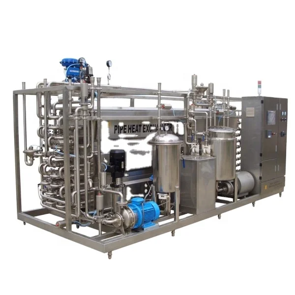500L/H Tubular UHT Milk or Paste Sterilizer  Tubular Sterilizer Machine