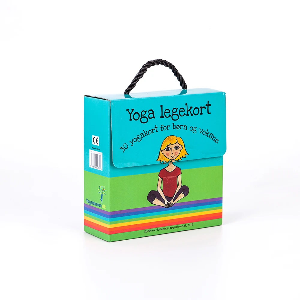 Custom Printing Physical Training Exercise Sports Souvenir Cards Yoga Card Game For Adults