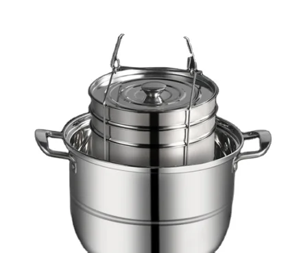 Stackable Steamer Insert Pans with sling compatible with 2 layer Instant Pot Pressure Cooker Accessories for Pot in baking