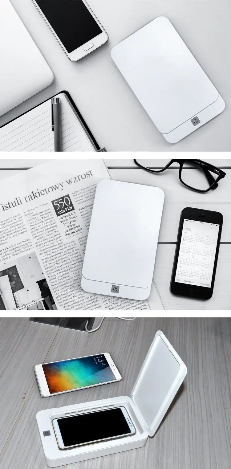 portable uv sterilizer  uv disinfection lamp/ sterilization equipments phone sanitizer b33