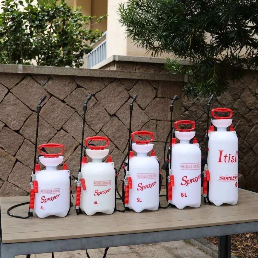 China OEM Manufacturer 3L 4L 5L 6L8L Plastic Portable Hand Pump Water Mist Bottle Plant Garden Pressure Sprayer and Watering Can