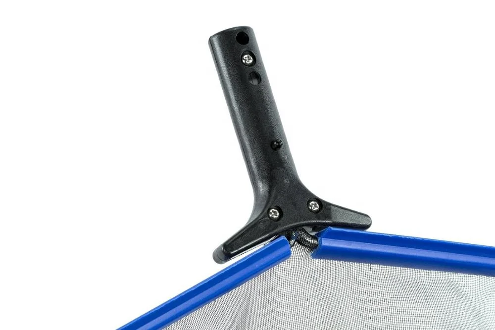 Heavy Duty Pool Leaf Skimmer Net Rake w/Aluminum Frame & Deep Durable Nylon Net