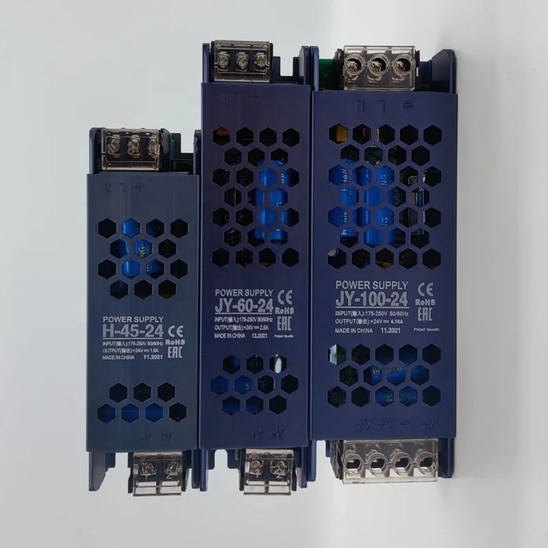 Постоянное Напряжение 18 Вт 24 30 100-240 В Ac 12 Dc Ip20 двухканальный одновыходной тонкий светодиодный драйвер постоянного напряжения