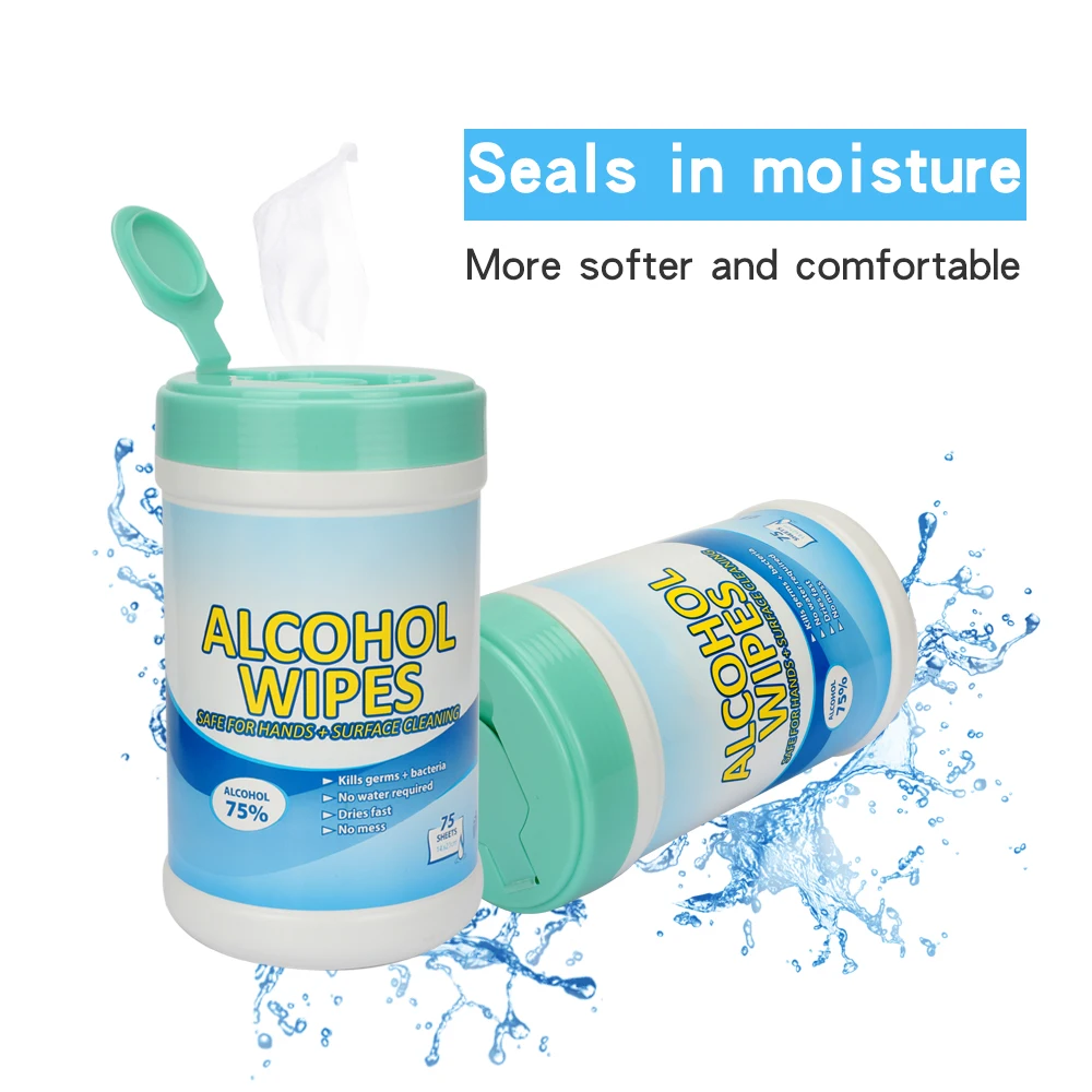 
80 pcs/barrel OEM Car Cleaning Microfiber Nonwoven Wipe Rolls Car Clean Cloth Wipes 