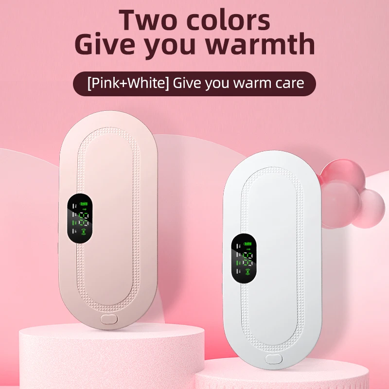 Beslife  Menstrual Heating Belt Hot Compress Warm Palace Vibrating Heating Pad Menstrual Lumbar Massage Belt Slimming Vibrating