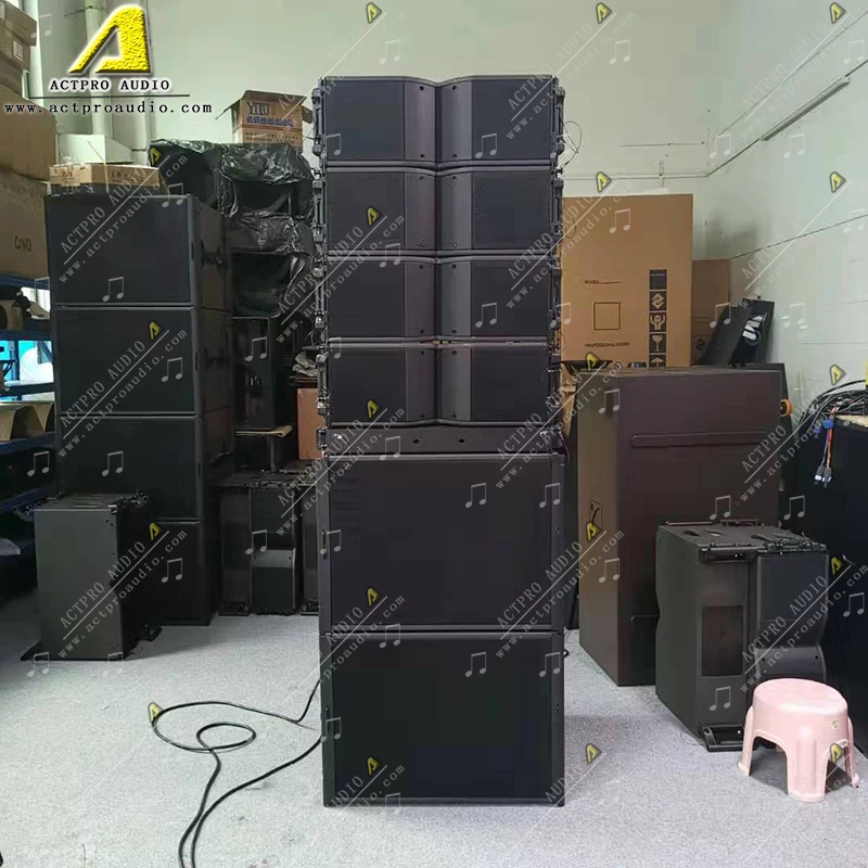 KIVA line array sound speaker outdoor sound system amplifier module active line array 600w powered line array speaker