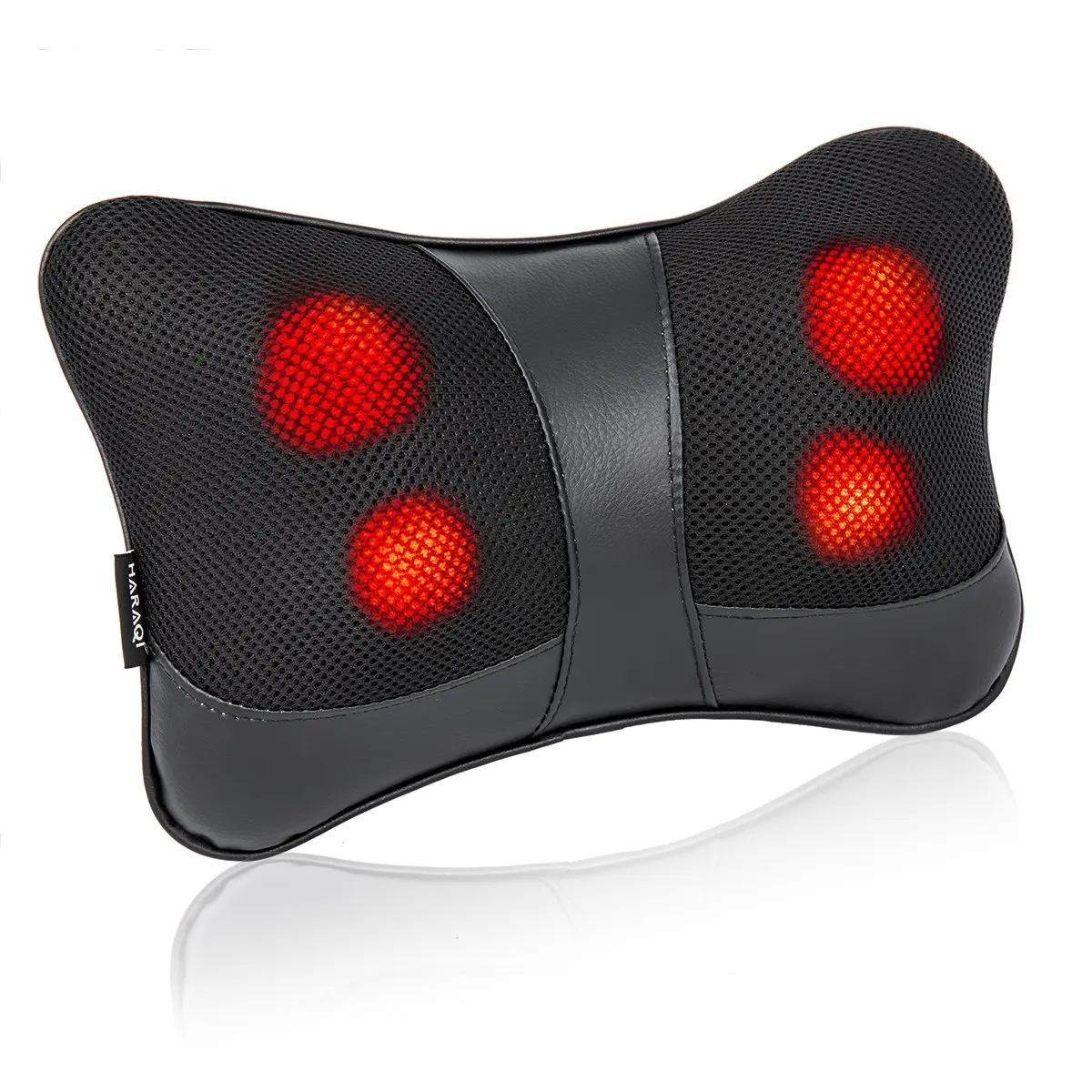 Nowcozy massage pillow full acupressure body massager head back neck rolling kneading heating function