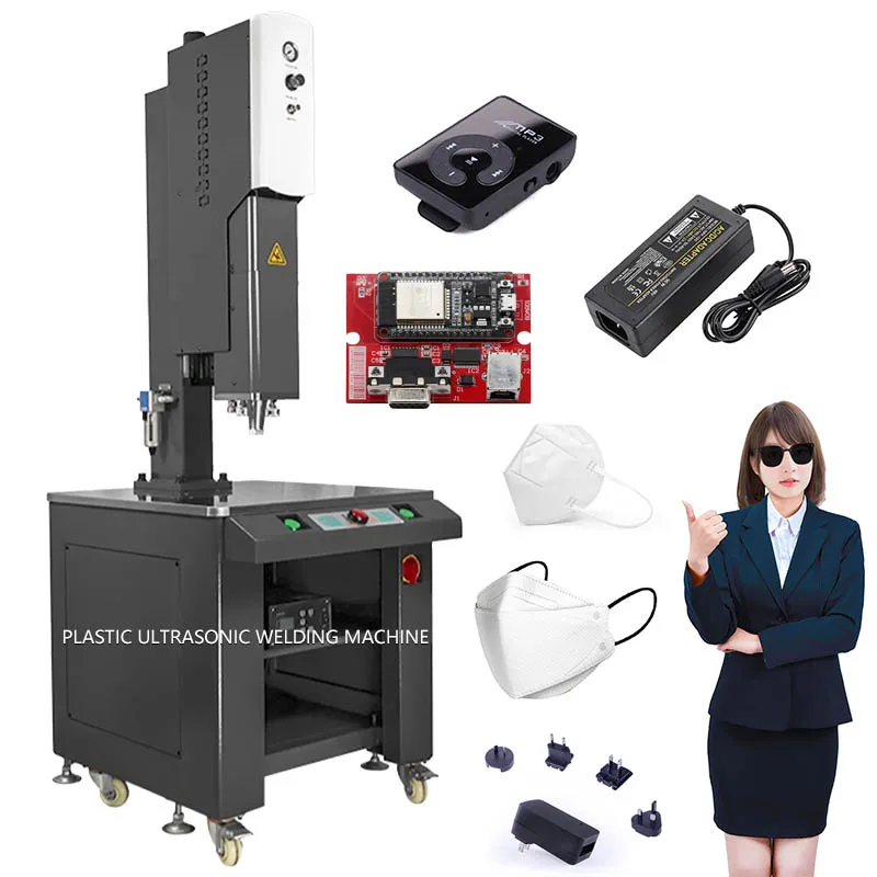 Plastic Gun Forming Making Sealing Roller Ribbon Slitting Parts Vacuum Ultrasonic Welding Machine