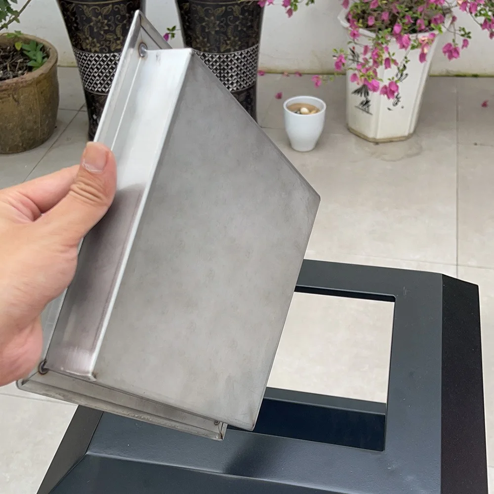 Стальная деревянная уличная корзина для мусора школы и улицы