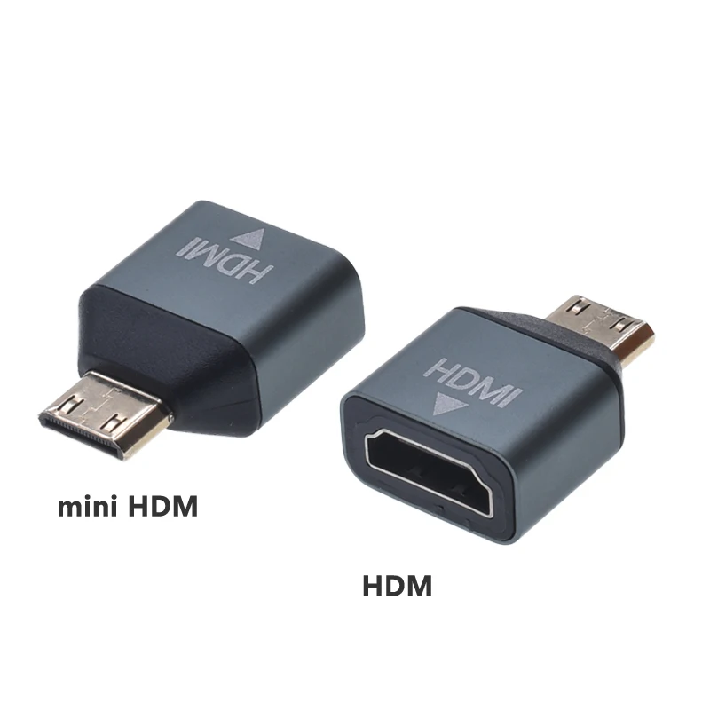 Mini DisplayPort to HDM Adapter,Mini Mirco HDM to Video Converter Adapter 4k@60Hz HD Adapter For Laptop Computer Projector