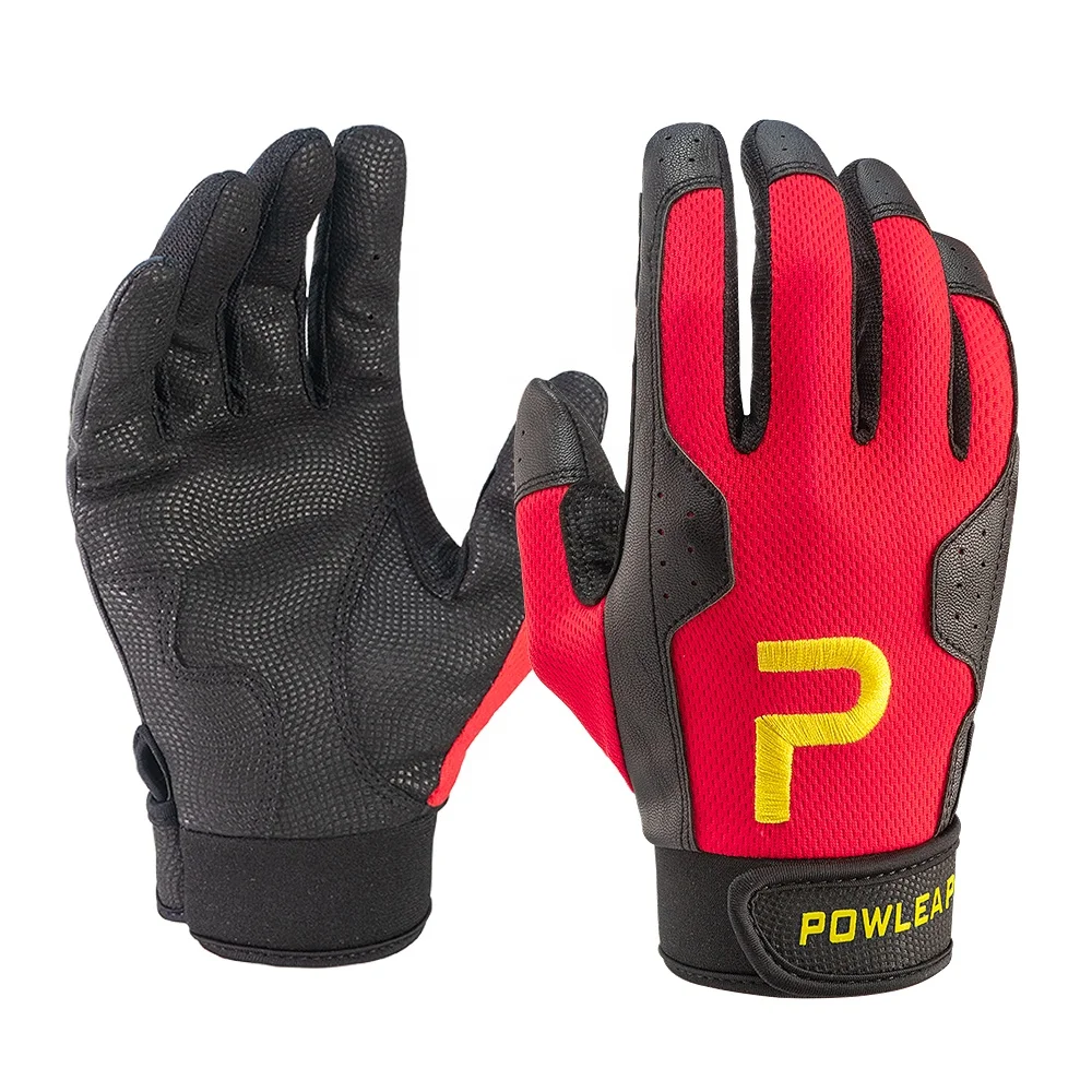 Hot Selling Customized Cheap Price Baseball Batting Gloves for Outdoor Sports Men Women