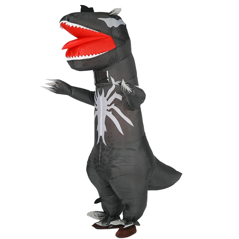 Customized Halloween Party Venomosaurus Venom Advertising Adult Size Giant Body Spider Mascot Inflatable Dinosaur Costume