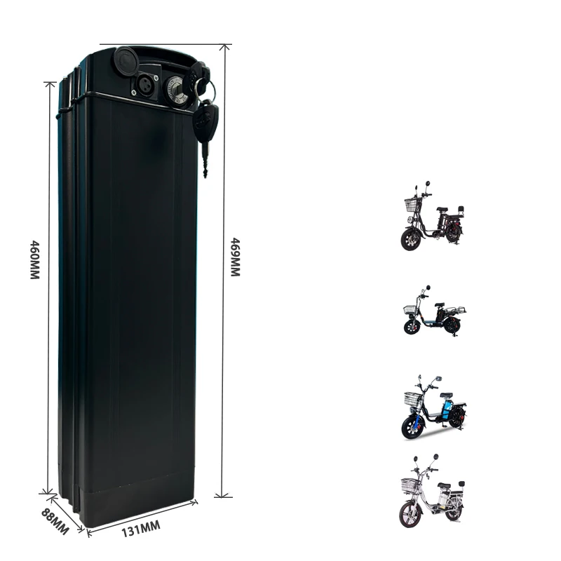16 Inch Minako Takeaway Electric Bike Down Tube Battery 60V 20Ah Monster Electric Bike Special Battery