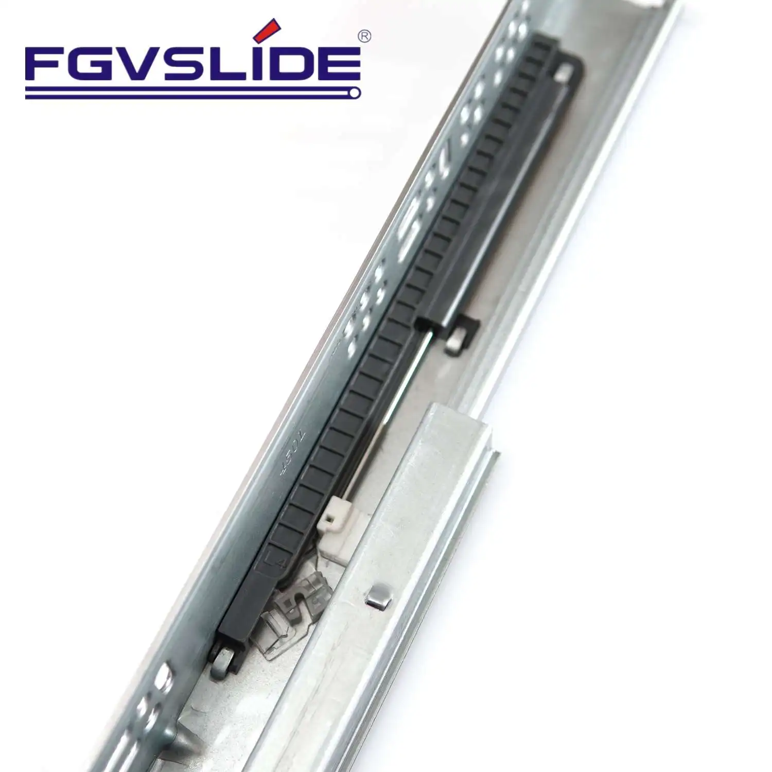 Manufacturer Cabinet Drawer Single Extension Undermount Drawer Rails Soft Close Bottom Mount Drawer Slide With Screws